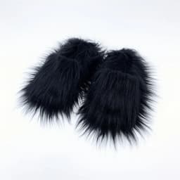 Faux Fur Slippers 2025 Women Winter Plush Warm Home Flat Slides Mongolian Wool Flip Flops Y2K Girls Furry Shoes Cute Slippers