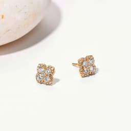 Attagems Full Moissanite Diamond Earrings D VVS1 For Women S925 Sterling Silver 18k Gold Plated Engagement Wedding Jewelry Gifts