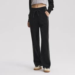 Semir Casual Pants Women Chenille Long Pants Winter 2025 New Contrasting Colors Wide-Leg Pants Leg-Lengthening
