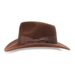 Wool Felt Crushable Outback Hat for Men Indiana Jones Hat Cowboy Fedora Wide Brim Brown Black Large Size
