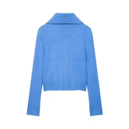 Nlzgmsj 2026 Spring New Round Solid Color Knitted Open Cardigan Women Lapel Zipper Leisure Knitted Top