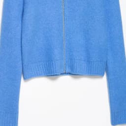 Nlzgmsj 2026 Spring New Round Solid Color Knitted Open Cardigan Women Lapel Zipper Leisure Knitted Top