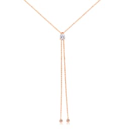 KNOBSPIN Moissanite Necklaces Pear Cut Pendant 1/2/3 ct GRA Certified Lab Diamond Girl Gift s925 Sterling Silver Dainty Necklace