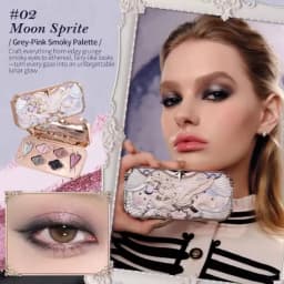 Flower Knows Garden Matte Pearlescent Powder Fine Six Color Eye Shadow Contour Palette Long Lasting Makeup Glitter Eyeshadow