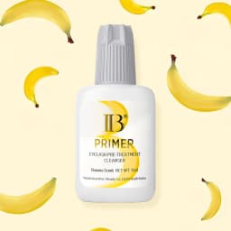 10 Bottles IBeauty Banana Primer Clear Glue Eyelash Extension Korea Original Individual 15ml Fixing Agent False Lash Supplies
