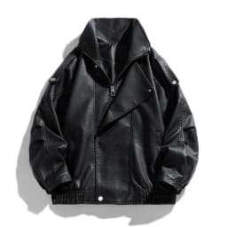 Autumn Winter New High Quality Outdoor Handsome Windproof Breathable Leather Jacket Comfortable Multi functional Trendy Jacket