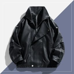 Autumn Winter New High Quality Outdoor Handsome Windproof Breathable Leather Jacket Comfortable Multi functional Trendy Jacket