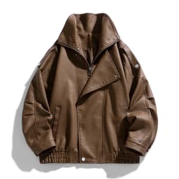 Autumn Winter New High Quality Outdoor Handsome Windproof Breathable Leather Jacket Comfortable Multi functional Trendy Jacket