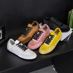 AIYUQI Women's Sneakers 2026 New Women's Moral Training Shoes Flat Non-slip Large-size Color-blocked Running Shoes For Women