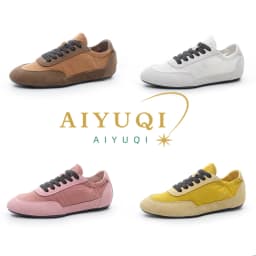 AIYUQI Women's Sneakers 2026 New Women's Moral Training Shoes Flat Non-slip Large-size Color-blocked Running Shoes For Women