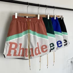 High Quality Streetwear Multi-color Rhude Beach Shorts Men Women Loose Breathable Casual Shorts