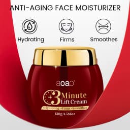 3-Minute Multi-Effect Face Cream with Collagen and Hyaluronic Acid: Nourishing, Firming, Deep Hydration, and Anti-Wrinkle Cream.