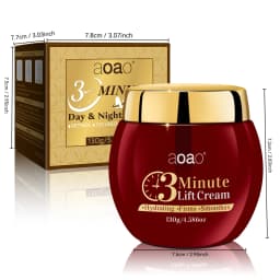 3-Minute Multi-Effect Face Cream with Collagen and Hyaluronic Acid: Nourishing, Firming, Deep Hydration, and Anti-Wrinkle Cream.