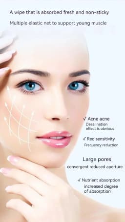 Blue Copper Peptide Freeze Drying Set Freeze-dried Powder, Improve Wrinkle Essence Shrink Pores Acne Treatment Skin Care Set