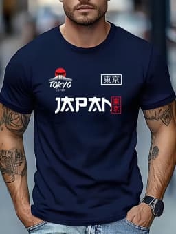 New Summer Men's Japan Tokyo Letter 3D Print T-Shirts Short Sleeves Tee Shirt Oversized Fashion Tops Casual Tees Men's Clothing