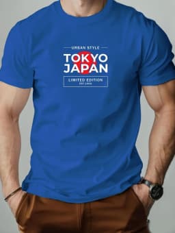 New Summer Men's Japan Tokyo Letter 3D Print T-Shirts Short Sleeves Tee Shirt Oversized Fashion Tops Casual Tees Men's Clothing