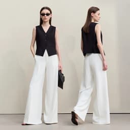 Amii Women Pants 2026 Summer Loose Casual Wide Leg Trousers Soft Drape Fabric Office Commute Elegant Long Clothes Women 12621076