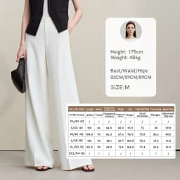 Amii Women Pants 2026 Summer Loose Casual Wide Leg Trousers Soft Drape Fabric Office Commute Elegant Long Clothes Women 12621076