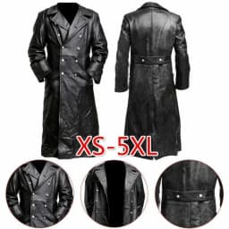 Punk & Gothic Medieval Steampunk Trench Coat Plague Doctor Fancy Dress Men's Casual Daily Adults' Coat