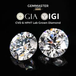 IGI GIA Lab Diamond VVS VS 0.5ct 1ct 3ct 5ct Loose Diamond Round Brilliant Cut 100% Real Lab Grown Diamond CVD HPHT