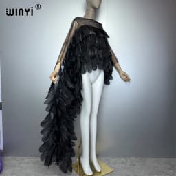 WINYI Summer Cape Sexy Women's Tops Outer Tower Irregular Sleeve Top Monocolour Fashion Poncho