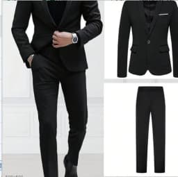 Mens Wedding Two Piece Suit Groom Best Man Slim Casual Dress