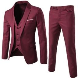 Mens Wedding Two Piece Suit Groom Best Man Slim Casual Dress