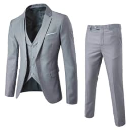 Mens Wedding Two Piece Suit Groom Best Man Slim Casual Dress