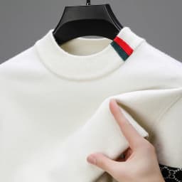 Fashion personality jacquard knitted sweater luxury brand designer new casual soft lightweight comfort men's round neck pullover