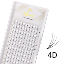 AGUUD 10 Trays/Lot Korea Premade Russian Volume Lashes Super Fans Needle Pointy Stem Narrow Base Promade Fans Eyelash Extensions