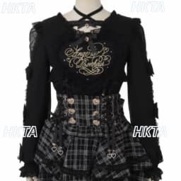 Japanese New Sweet Cute Pink White Lolita Shirts Women Girl Kawaii Lace Big Heart Cross Strap Long Sleeve Blouses Liz Shirt Tops