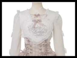 Japanese New Sweet Cute Pink White Lolita Shirts Women Girl Kawaii Lace Big Heart Cross Strap Long Sleeve Blouses Liz Shirt Tops