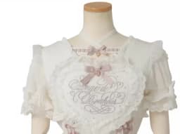 Japanese New Sweet Cute Pink White Lolita Shirts Women Girl Kawaii Lace Big Heart Cross Strap Long Sleeve Blouses Liz Shirt Tops