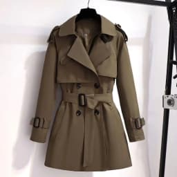 Spring Autumn Trench Coat Women 2026 New Korean Double Breasted Mid-Long Woman Trench Coat Overcoat Windbreaker Female Outerwear