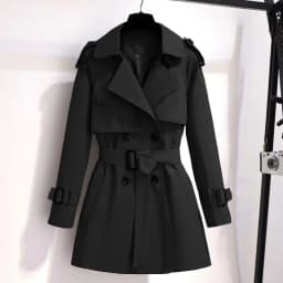 Spring Autumn Trench Coat Women 2026 New Korean Double Breasted Mid-Long Woman Trench Coat Overcoat Windbreaker Female Outerwear