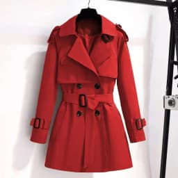 Spring Autumn Trench Coat Women 2026 New Korean Double Breasted Mid-Long Woman Trench Coat Overcoat Windbreaker Female Outerwear