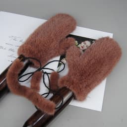 Winter Real Mink Fur Gloves Fashion Soft Warm 100%Natural Mink Fur Gloves Lady Good Elastic Genuine Fur Gloves Knitted Fur Glove