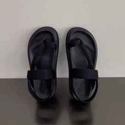 Summer New Women's Sandals Outer Wear Fashion Casual Slip Toe Thick Soled Roman Platform Sandalias Designer Slides Shoes