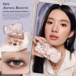 Little Angel Flower Knows Eyeshadow Palette Eye Glitter Make Up Palette Long Lasting 9 Color Eye Shadow For Girl And Women
