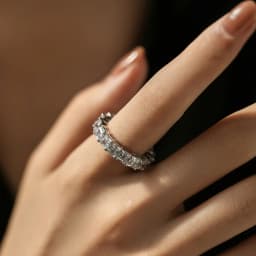 MODIAN Solid 925 Sterling Silver Exquisite Luxury Emerald Cut High Grade Zirconia Ring For Women Wedding Engagement Fine Jewelry