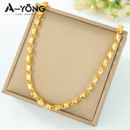 Nigeria Bridal Wedding Long Necklace 60-100cm 21k Gold Plated Algeria Muslim Vintage Body Chains Turkish Women Fashion Jewelry