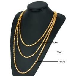 Nigeria Bridal Wedding Long Necklace 60-100cm 21k Gold Plated Algeria Muslim Vintage Body Chains Turkish Women Fashion Jewelry