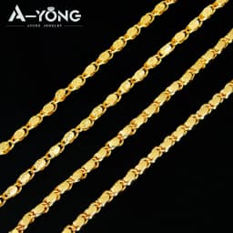 Nigeria Bridal Wedding Long Necklace 60-100cm 21k Gold Plated Algeria Muslim Vintage Body Chains Turkish Women Fashion Jewelry