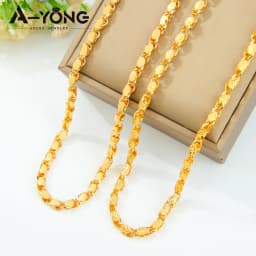 Nigeria Bridal Wedding Long Necklace 60-100cm 21k Gold Plated Algeria Muslim Vintage Body Chains Turkish Women Fashion Jewelry