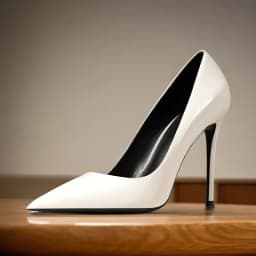New Minimalist Women's Single Shoes, Plus Size Professional Pointed High Heels, Silver Black and White Mirror Summer Work Shoes