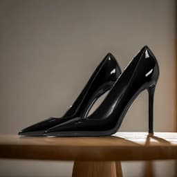 New Minimalist Women's Single Shoes, Plus Size Professional Pointed High Heels, Silver Black and White Mirror Summer Work Shoes