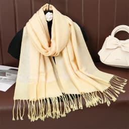 [T003] 1pc Bohemian Fashion Paisley Jacquard Pashmina Scarf Tassel Ladies Hijab Shawl Wrap Winter Suitable For Daily Wear