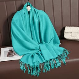 [T003] 1pc Bohemian Fashion Paisley Jacquard Pashmina Scarf Tassel Ladies Hijab Shawl Wrap Winter Suitable For Daily Wear