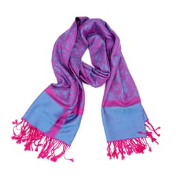 [T003] 1pc Bohemian Fashion Paisley Jacquard Pashmina Scarf Tassel Ladies Hijab Shawl Wrap Winter Suitable For Daily Wear