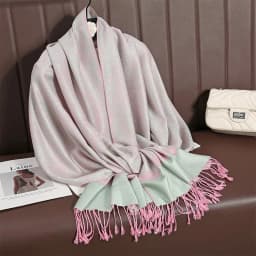 [T003] 1pc Bohemian Fashion Paisley Jacquard Pashmina Scarf Tassel Ladies Hijab Shawl Wrap Winter Suitable For Daily Wear